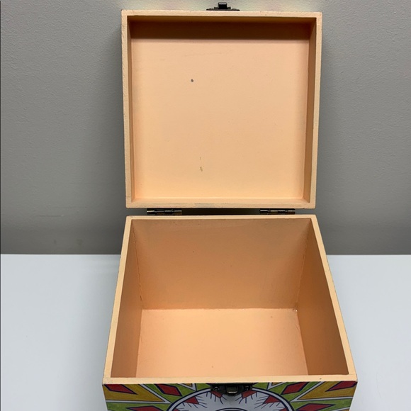 Colorful Geometric Wooden Box - Picture 5 of 5